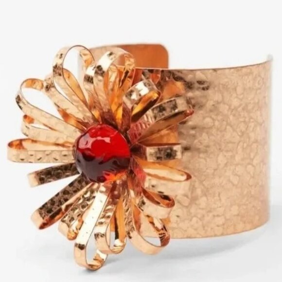 ✨ Zara Resin Flower Bracelet ✨ Nwt - Picture 1 of 11